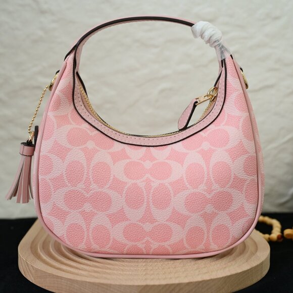 Coach Crescent Moon Bag Sakura Pink - Picture 3 of 8